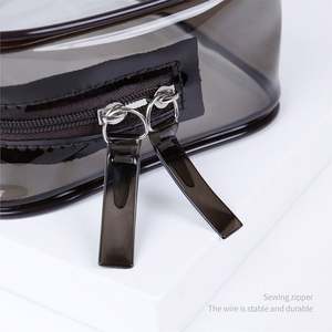 Custom Logo Accepted <b>Waterproof</b> PVC Cosmetic <b>Bags</b> Transparent Visual Makeup <b>Wash</b> <b>Bag</b> for Travel - Product Image 5
