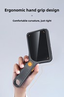 3Inches Handle Rectangle Magnifier HD Portable 500x Magnification Rechargeable Microscope With Illuminated Led Lights