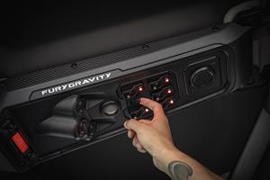 Fury ชุดโมดูลควบคุมศูนย์คาร์บอนไฟเบอร์,อุปกรณ์เสริม JL JT <span class=keywords><strong>2018</strong></span> + สำหรับรถจี๊ปแรงเลอร์นักสู้ - Product Image 5