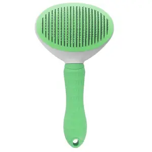Custom Logo Pet Stainless Steel Pin Hair Brush Grooming Slicker Brush Dematting Comb