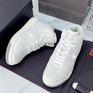 Nouvelles baskets rivetées à semelle épaisse pour hommes, version haute, avec une augmentation de la hauteur de 5 cm, adaptées au sport et aux tenues décontractées - Product Image 5