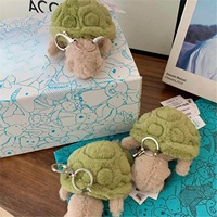 Nouveau porte-clés pendentif en peluche Tortue Timmy, jouet breloque de sac, cadeau fabriqué en Chine continentale pour les 5-7 ans