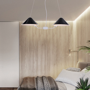 Moderne Têtes Multiples E27 En Fer Forgé Lustre Pendentif Lumière Noir/Blanc Pendentif <span class=keywords><strong>Luminaire</strong></span> Magasin Moderne Lustre Lumière - Product Image 6