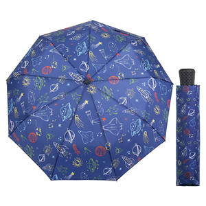 Venta caliente señoras paraguas playa impreso moda sombrilla al aire libre tres descuento al por mayor jardín paraguas motocicleta paraguas - Product Image 2