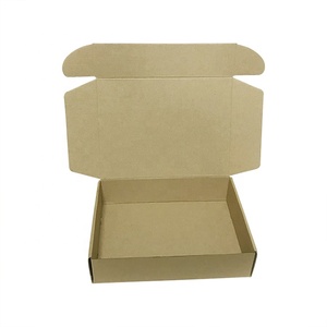 Thương Mại Đảm Bảo Trung Quốc Bán Buôn Tái Chế OEM Tùy Chỉnh <span class=keywords><strong>In</strong></span> Nâu Sóng Các Tông Đóng Gói Gửi Thư Hộp - Product Image 2