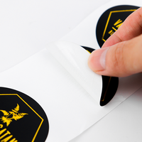 Étiquettes d'emballage en vinyle adhésif avec logo personnalisé, autocollants en relief, étiquettes personnalisées en feuille d'or, impression personnalisée de luxe, autocollant d'étiquette