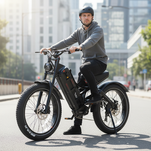 Vélo électrique tout-terrain 48V 250W à pneus larges 26 pouces avec transmission Shimano 7 vitesses – Modèle Australie - Product Image 1