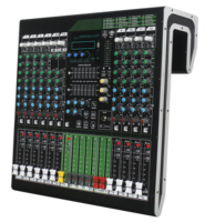 MORIN LG1604 Console de mixage analogique 16 canaux pour DJ, contrôleur DJ/console de mixage audio, système de sonorisation