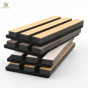 Decorative Wooden Akupanels Wood Wall Panels Oak Wood Furniture Decorative Acoustic Panel