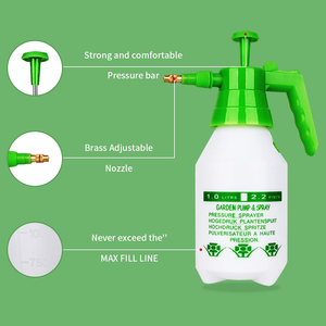 Pulverizador Manual de Presión de Aire de Plástico de 1.5/2/3L, Pulverizador de Agua para Jardín - Product Image 2