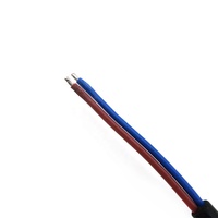 Flacher 2-poliger Stecker LED-Streifen Licht Außen strom versorgung Anschluss Solar kabel Anschluss kabel