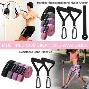 Trabajando entrenamiento de peso <span class=keywords><strong>para</strong></span> asistencia tela largo <span class=keywords><strong>bandas</strong></span> elásticas de resistencia con puerta ancla <span class=keywords><strong>y</strong></span> manijas - Product Image 2