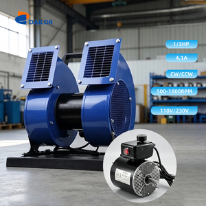 Motor de Ventilador EC de Alta Eficiencia para Ventilación y Circulación de Aire Industrial de 115V/230V, 1/3HP, Control de Velocidad Continua, Motor de Corriente Continua - Product Image 5