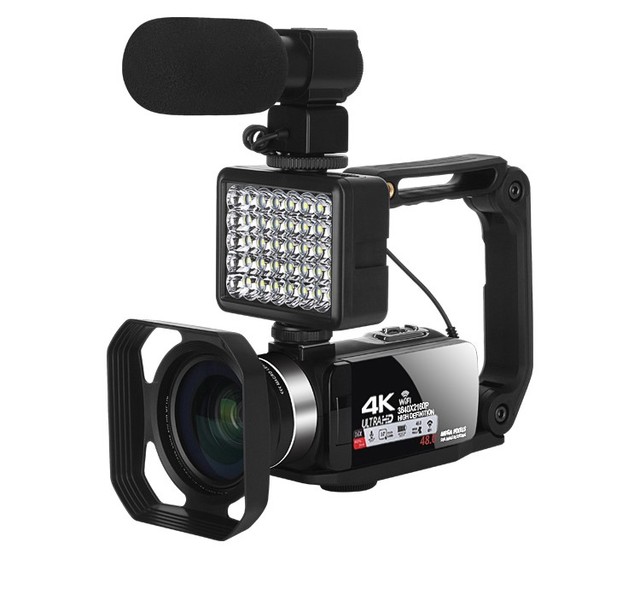HD 4K WIFI Digital Video Camera Camcorder with Remote Controller Touch Screen Vlogging Camera, YouTube Camera