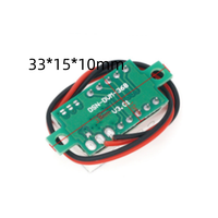 Voltmeter kendaraan listrik dua kabel 5V-120V 36 48 60 72 84 96 tampilan digital DSN-DVM-568HV