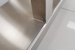 उच्च गुणवत्ता वाले उच्च तापमान प्रतिरोधी 304 स्टेनलेस स्टील वनस्पति मछली हस्तांतरण रसोई खाद्य कारखाने के लिए कंटेनर ट्रॉली - Product Image 3