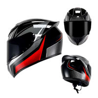 Casque de course intégral certifié DOT pour adultes unisexes, toutes saisons, personnalisable, en ABS, pour moto, support OEM ODM