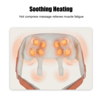 Masseur de nuque sans fil pour soulager la douleur, massage Shiatsu des tissus profonds, des épaules et du dos avec chaleur et pétrissage