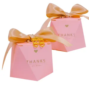 Hot Sale Factory Direct Eco-Friendly Wedding Favors Paper Candy Gift Packaging Boxes