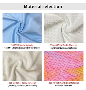 Personnalisé 80 Polyester 20 Polyamide Anti Sable Léger Mince Serviettes De Plage En Microfibre - Product Image 6