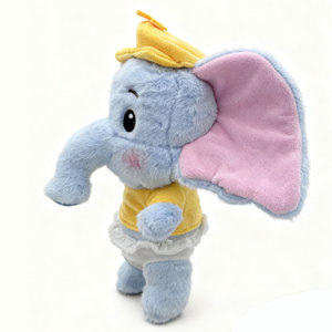 Voi sang trọng Thú nhồi bông đồ chơi <span class=keywords><strong>3D</strong></span> hình dạng lập thể tùy chỉnh búp bê sang trọng cho hiển thị linh vật của công ty - Product Image 3