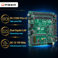 Carte mère industrielle 4 pouces avec processeur Alder Lake Raptor Lake 28W intégré, double DDR4/5, M.2 PCIe 4.0, SATA3.0, 2x HD 4K