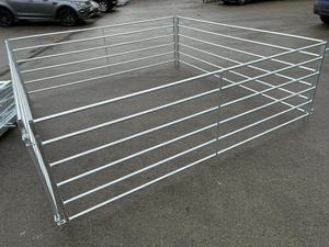 हमें गर्म बिक्री 12 फीट लंबी वेल्डेड गैल्वेनाइज्ड भारी ड्यूटी मवेशी पेन, घोड़े की कलम और ग्रामीण क्षेत्रों के लिए भेड़ पेन पैनल - Product Image 2