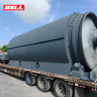 Machine de pyrolyse par lots pour la transformation directe en carburant de déchets de caoutchouc recyclé, de pneus usagés et de film plastique thermique pour serres