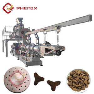 Machines entièrement automatiques de fabrication d'aliments pour chiens, ligne de transformation d'aliments pour animaux de compagnie, extrudeuse d'aliments pour chats, coût et prix - Product Image 1