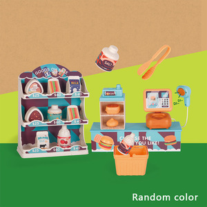 Ensemble de jeu de caisse de supermarché pour enfants en paille de blé écologique avec scanner sonore 18 pièces - Product Image 3