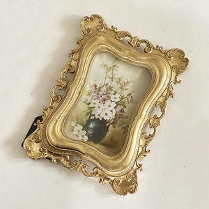 Vente en gros cadre Photo sculpté creux or mur suspendu porche salle à manger chambre <span class=keywords><strong>décoration</strong></span> Table en résine - Product Image 2
