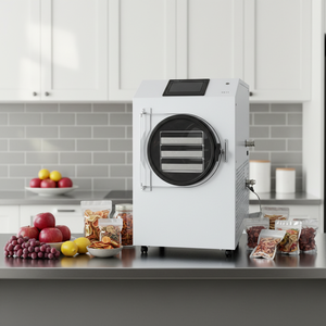 Mini déshydrateur domestique 3 kg en acier inoxydable 304 avec pompe à moteur PLC, équipement de séchage sous vide haute productivité pour aliments - Product Image 2