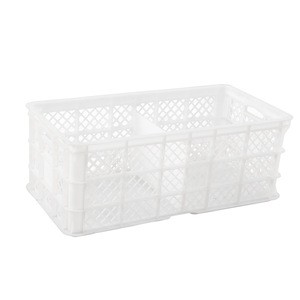 Cesta de plástico para huevos con divisores 650x350x250mm, caja apilable para transporte y almacenamiento - Product Image 2