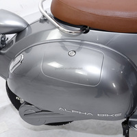 Nouvelle conception de scooter électrique vintage à deux roues pour adultes, batterie au lithium, moto enduro classique