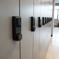 Serrure électronique pour armoire Guub P152, clavier tactile, mode public, serrure à came pour casier de salle de sport, porte en acier