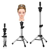 Support de table mini-trépied réglable pour tête de mannequin de coiffure (36,5-57 cm)
