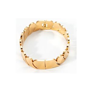 Bracelet à maillons tendance en acier inoxydable 316L avec placage or PVD, bijoux durables et résistants - Product Image 1