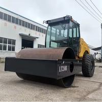 Rouleau compacteur simple tambour LT210B 10 tonnes, machine vibrante 280N/cm pour les chantiers de construction, les routes minières et les opérations de compactage