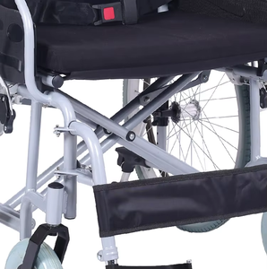 Silla de ruedas manual adaptable súper resistente con acero duradero, fácil de usar y resistente - Product Image 4