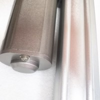 Aktuator Linear DLA-HB DC, Silinder Hidrolik Elektrik, Motor Brush, Pemasangan Flens untuk Pintu Ayun, Pelacak Surya, Rumah Pintar