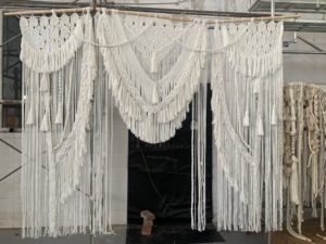 قوس كبير للغاية بخلفية مكرمي لحفلات الزفاف ، ديكور جداري مزخرف بتصميمات فنية ، ديكور جداري للمنزل ، هدية فاخرة - Product Image 6