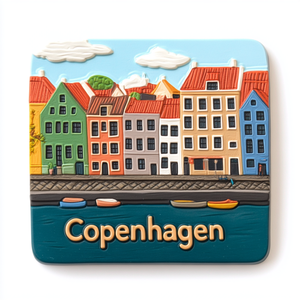 El último imán de nevera de resina personalizado, recuerdo de viaje de <span class=keywords><strong>Copenhague</strong></span>, precio al por mayor, impresión Uv, fuerte atracción magnética - Product Image 5