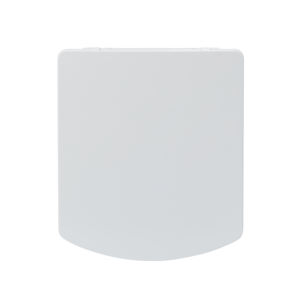 Tapa de asiento de inodoro moderno, asiento de inodoro de cerámica cuadrado UF con <span class=keywords><strong>bisagra</strong></span> de <span class=keywords><strong>cierre</strong></span> <span class=keywords><strong>lento</strong></span> para Baño - Product Image 1