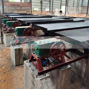 Mesa vibratoria de acero de canal tamaño 6S con separador por gravedad y motor de 380V para separación de minerales - Product Image 2