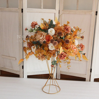 Vase en fer forgé et métal forgé pour décoration de mariage, nouveau Style, Bouquet de roses en soie, boule de jardin, livraison gratuite