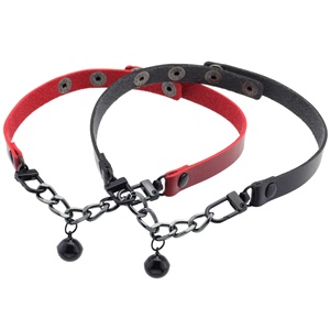 Collana girocollo in pelle dolce e scura con personalità girocollo di lusso di nicchia girocollo collo collo a clavicola femminile - Product Image 1