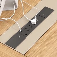 HYZ-246X Table de conférence longue en bambou moderne, plus de 4 mètres de long, capacité de 10 personnes, personnalisable avec boîte à câbles