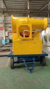 Mạnh mẽ 40m Trailer sương mù pháo với Trailer xe tải gắn sương mù pháo với bể nước và máy phát điện - Product Image 3