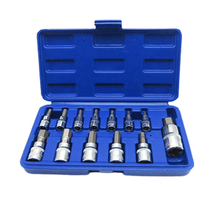 Ensemble d'outils de réparation pour clé à cliquet hexagonale en acier au chrome-vanadium, 13 pièces - Product Image 6