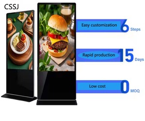 จอแสดงผลโฆษณาแบบตั้งพื้น LCD ขนาด 55 นิ้ว แนวตั้ง สำหรับแสดงข้อมูลโฆษณา - Product Image 5